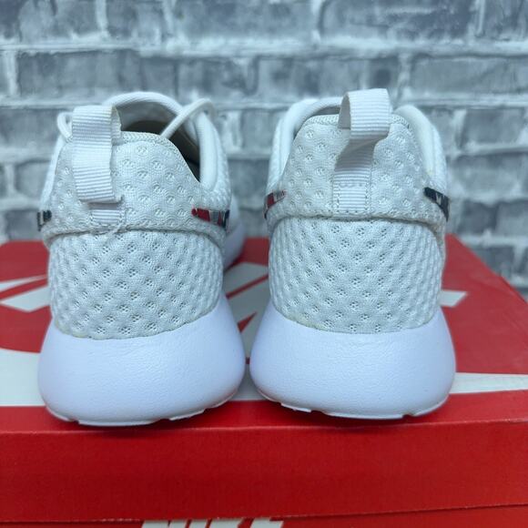 Nike Roshe One BR White American Flag Custom 724850-100 Mens Size 7.5 New - Picture 5 of 9